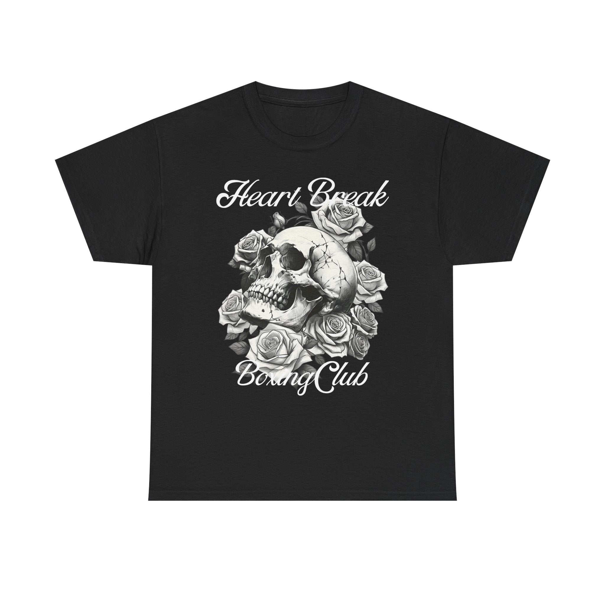 Gothic Boxing Tee White Roses