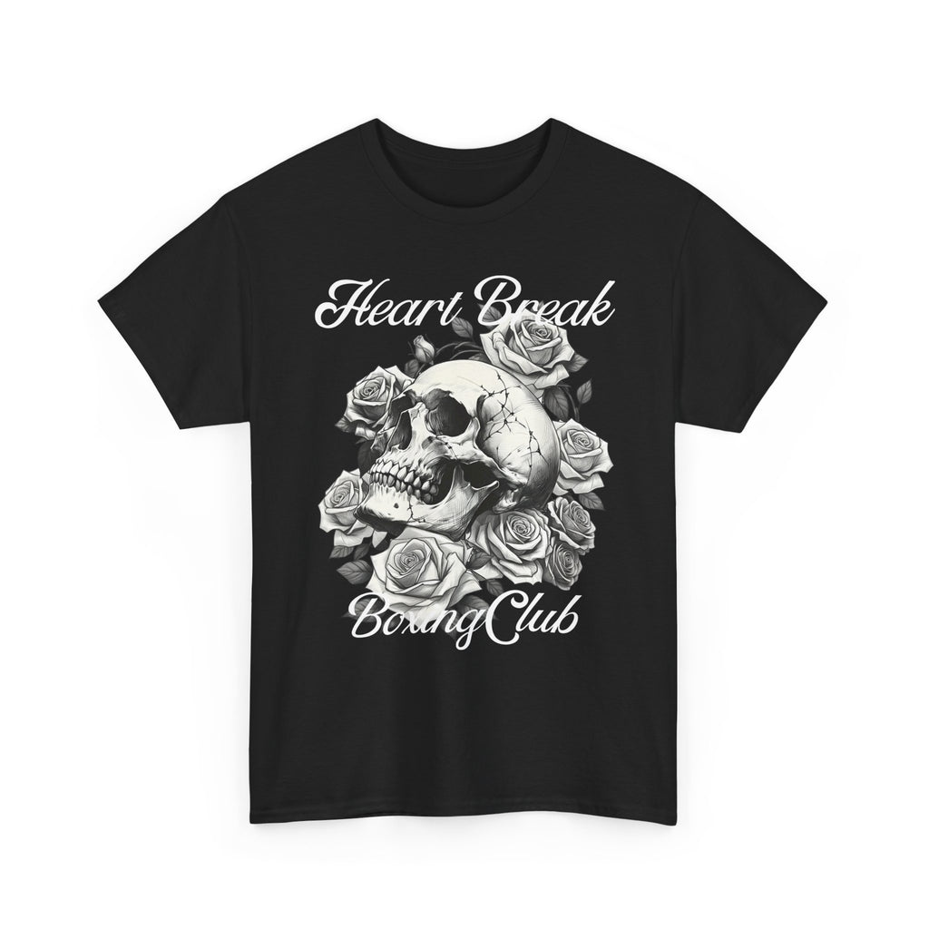 Gothic Boxing Tee White Roses